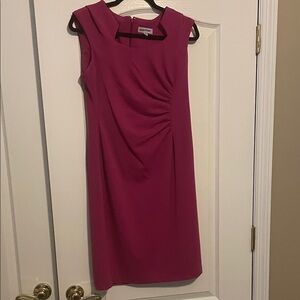 Shelby & Palmer Pink Sleeveless Midi Dress